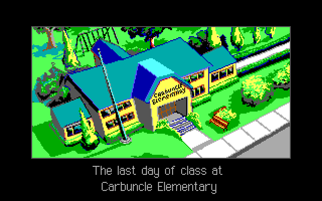 Adventures of Willy Beamish, The IBM PC/Compatibles Screenshot: Finally, the last day of classes!