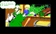 Adventures of Willy Beamish, The for IBM PC/Compatibles - Willy's frog likes Dana's frog...