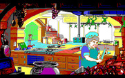 Adventures of Willy Beamish, The for IBM PC/Compatibles - Attempting to rescue frogs...