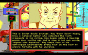 Adventures of Willy Beamish, The for IBM PC/Compatibles - The magnifying glass icon provides more details about characters.