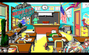 Adventures of Willy Beamish, The for IBM PC/Compatibles - While in detention willy dreams of the Nintari championships.