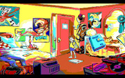 Adventures of Willy Beamish, The for IBM PC/Compatibles - Sneaking into Tiffany's room.