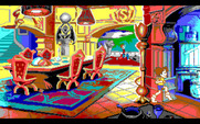 Adventures of Willy Beamish, The for IBM PC/Compatibles - Sneaking through the mansion...