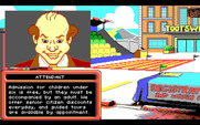 Adventures of Willy Beamish, The for IBM PC/Compatibles - Picking up an entry form for the frog jump.