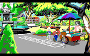 Adventures of Willy Beamish, The for IBM PC/Compatibles - Practicing for the frog jump.