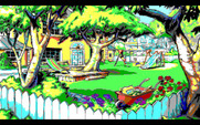 Adventures of Willy Beamish, The for IBM PC/Compatibles - Willy pushes his younger sister on the swings...