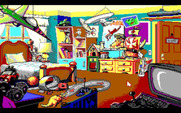 Adventures of Willy Beamish, The for IBM PC/Compatibles - This is Willy's room.