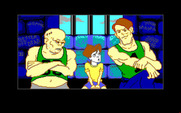 Adventures of Willy Beamish, The for IBM PC/Compatibles - Oops, caught! Willy is thrown in jail.