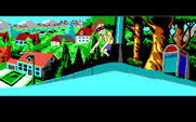 Adventures of Willy Beamish, The for IBM PC/Compatibles - Riding a skateboard home...
