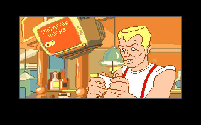 Adventures of Willy Beamish, The Amiga Screenshot: And the winning lottery number is...