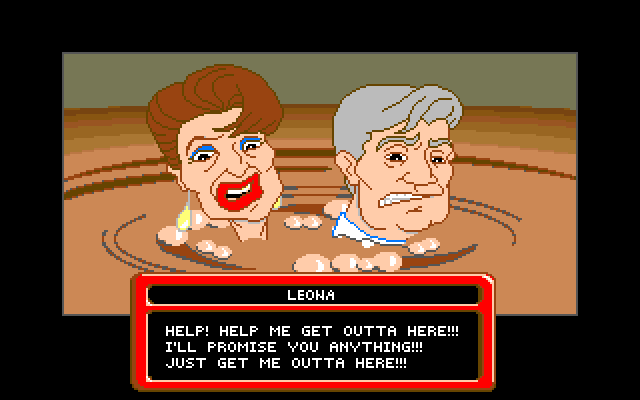 Adventures of Willy Beamish, The Amiga Screenshot: It doesn't pay to be the bad guys...