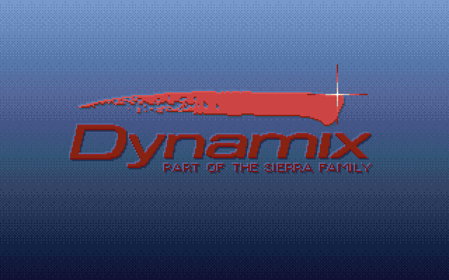 Adventures of Willy Beamish, The Amiga Screenshot: Dynamix logo.