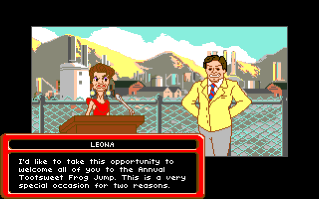 Adventures of Willy Beamish, The Amiga Screenshot: Ready for the race? But first, an introduction...