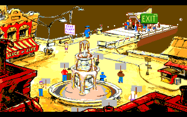 Adventures of Willy Beamish, The Amiga Screenshot: The water starts to look kinda murky...