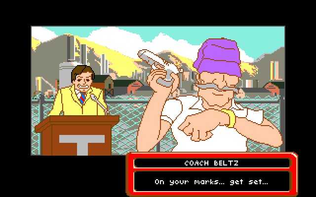 Adventures of Willy Beamish, The Amiga Screenshot: Ready...set...go!
