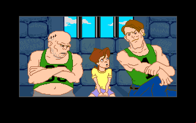 Adventures of Willy Beamish, The Amiga Screenshot: Oops, caught!
