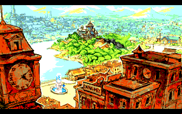 Adventures of Willy Beamish, The Amiga Screenshot: Heading downtown...