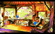 Adventures of Willy Beamish, The for Amiga - At the treehouse.