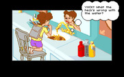 Adventures of Willy Beamish, The for Amiga - Don't forget to brush your teeth!