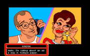 Adventures of Willy Beamish, The for Amiga - Meanwhile, Gordon has a job interview...