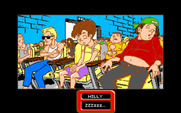 Adventures of Willy Beamish, The for Amiga - All of the students are bored, especially Willy...