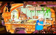 Adventures of Willy Beamish, The for Amiga - Trying to rescue some frogs...