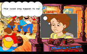 Adventures of Willy Beamish, The for Amiga - Oops, Willy lost a winning ticket...