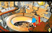 Adventures of Willy Beamish, The for Amiga - What's with this giant toilet?