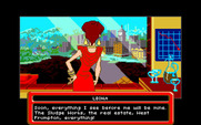 Adventures of Willy Beamish, The for Amiga - In case you forgot, Leona is evil...