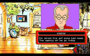 Adventures of Willy Beamish, The for Amiga - Bad news? That doesn't sound good!