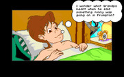 Adventures of Willy Beamish, The for Amiga - The end of the first day...
