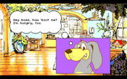 Adventures of Willy Beamish, The for Amiga - Don't forget to feed the dog!