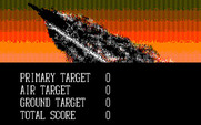 F-15 Strike Eagle for PC-8800 Series - A crash; I didn't complete any objectives.