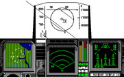 F-15 Strike Eagle for PC-8800 Series - Firing some missiles...