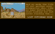 Lost Dutchman Mine for Atari ST - Game over.