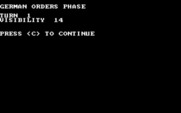 Kampfgruppe for IBM PC/Compatibles - Now, the German orders phase.