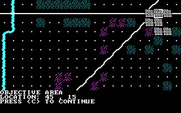 Kampfgruppe for IBM PC/Compatibles - The objective area.