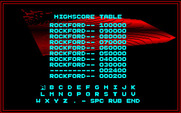 Rockford: The Arcade Game for Amiga - Game over, but I got a new high score!