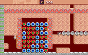 Rockford: The Arcade Game for Amiga - Oops, I accidentally trapped the hearts I need to collect.