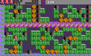 Rockford: The Arcade Game for Amiga - Start of the first "hunter" level.