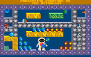 Rockford: The Arcade Game for Amiga - Presenting Rockford as the astronaut.