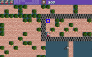 Rockford: The Arcade Game for Amiga - Start of the first of the "cowboy" levels.