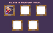 Rockford: The Arcade Game for Amiga - Select a Rockford world!