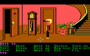 Maniac Mansion for IBM PC/Compatibles - Inside the mission...this is the door to the kitchen.
