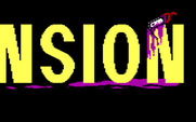 Maniac Mansion for IBM PC/Compatibles - The game title finishes scrolling...