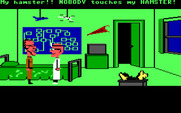 Maniac Mansion for IBM PC/Compatibles - Don't touch Ed's hamster!