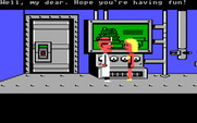 Maniac Mansion for IBM PC/Compatibles - Here's the first cutscene...