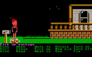Maniac Mansion for IBM PC/Compatibles - With some careful timing, you can acquire a package that belong's to Ed.