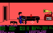 Maniac Mansion for IBM PC/Compatibles - Some characters can play this piano...but not all of them...