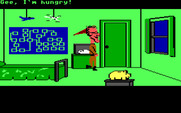 Maniac Mansion for IBM PC/Compatibles - Cut scenes sometimes show you when another character is heading your way...
